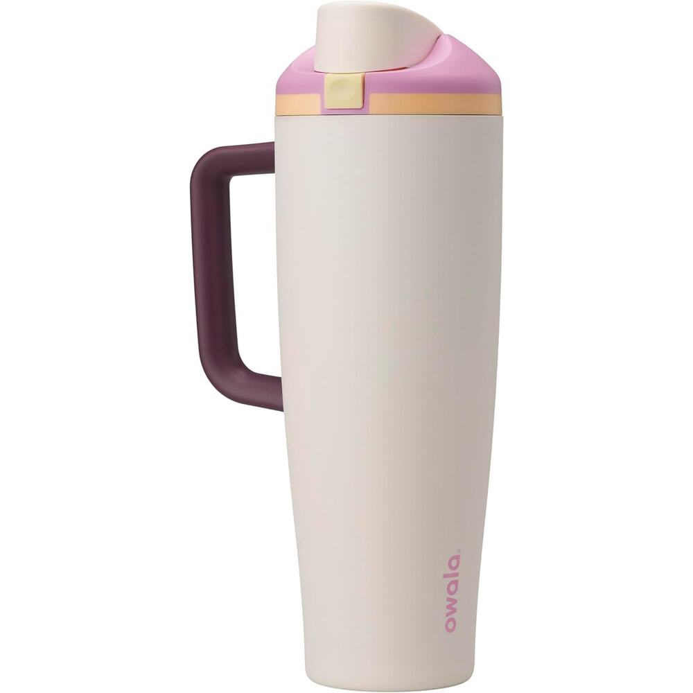 Owala FreeSip Tumbler 40oz Insulated Stainless Steel Water Bottle Daybreak
